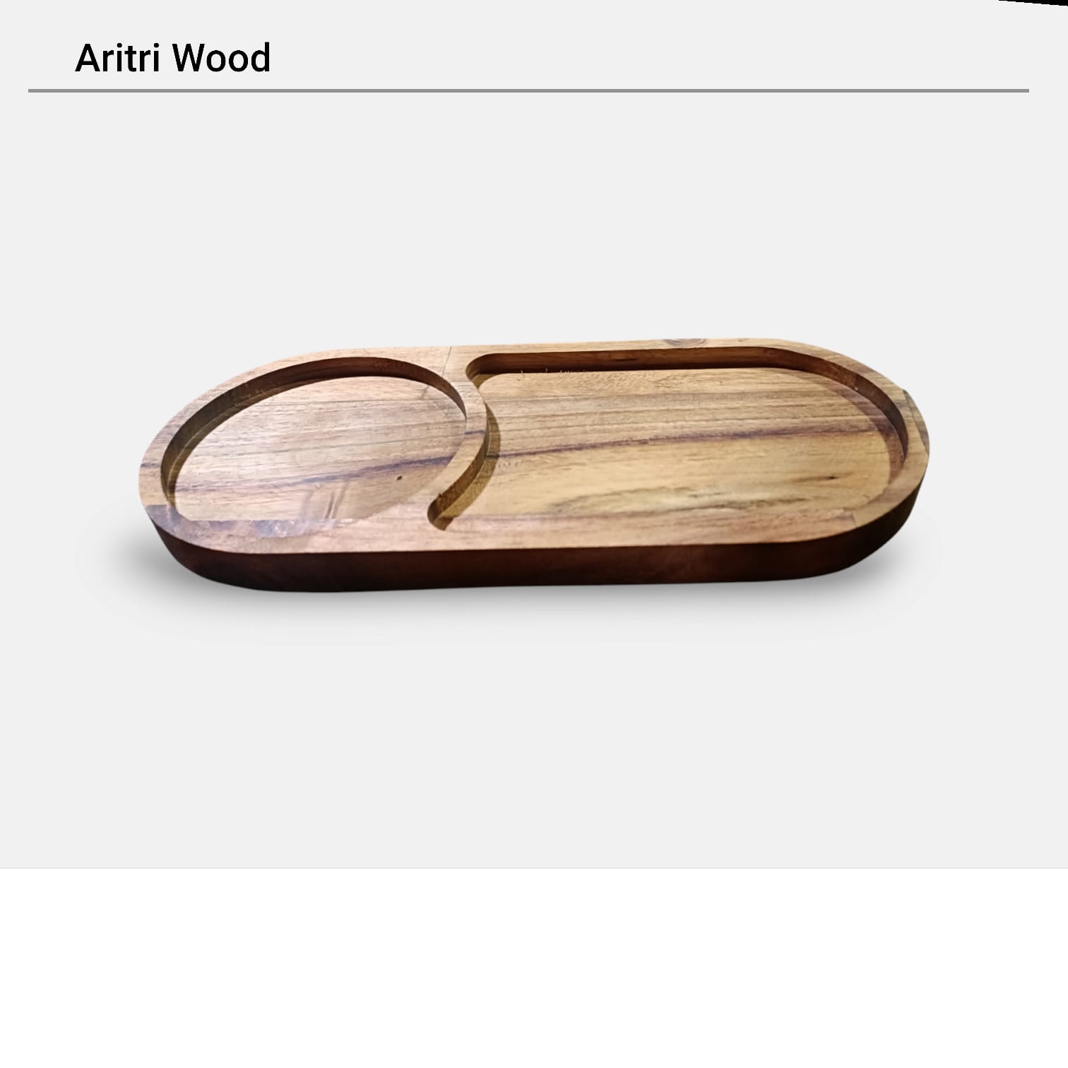 Bandeja de Madera para Cafetería 23x10 cm - Aritri Wood